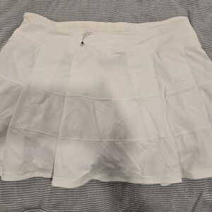 White Lululemon Pace Skort